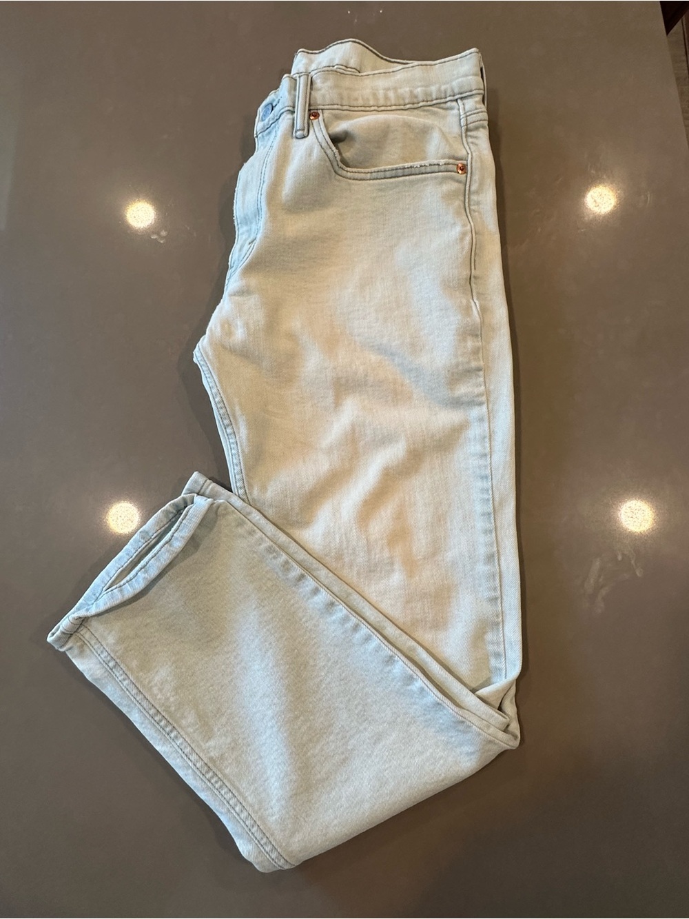 Men's Levi’s Slim Straight Jeans in Light, Light Blue 34x30